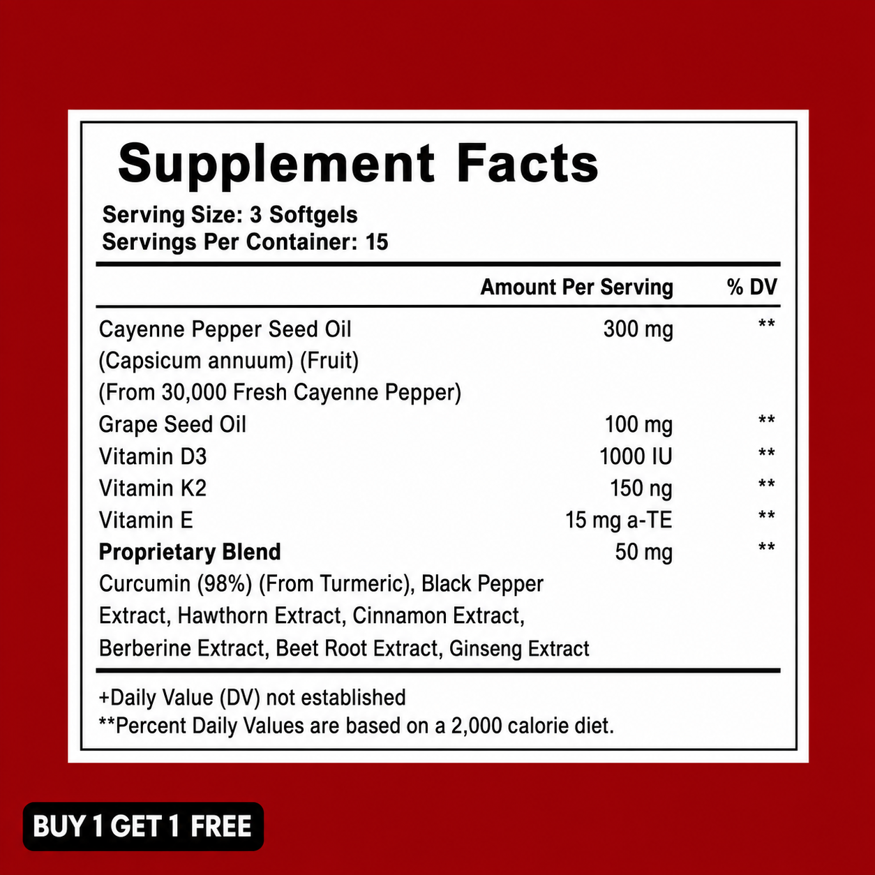 Cayenne Pepper Softgels