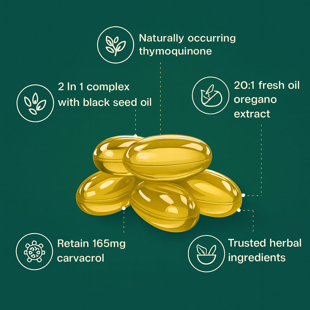 Orgatics Oregano & Black Seed Oil — Clears Psoriasis From the Inside Out